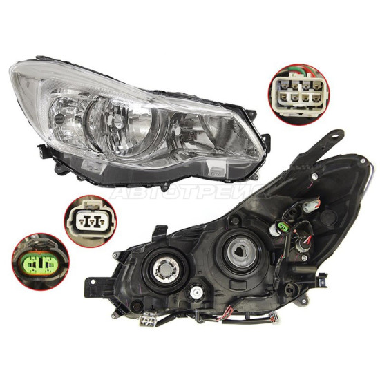 Фара SUBARU XV/IMPREZA 12-17 прав галоген (Евросвет) DEPO
