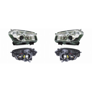 Фары Ниссан Кашкай Nissan Qashqai J10 (2010-2013) комплект 2 штуки левая и правая DEPO высокое качество