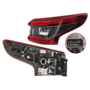 Фонарь задний NISSAN QASHQAI 17-22 прав LED DEPO