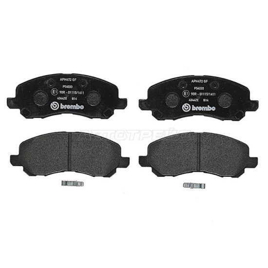 Колодки тормозные перед MITSUBISHI OUTLANDER 05-12/COLT CY2A 07-/LANCER CS5# 00-07 BREMBO
