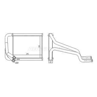 Радиатор отопителя салона HYUNDAI ELANTRA 10-/I 30 12-/KIA CEED 12- SAT