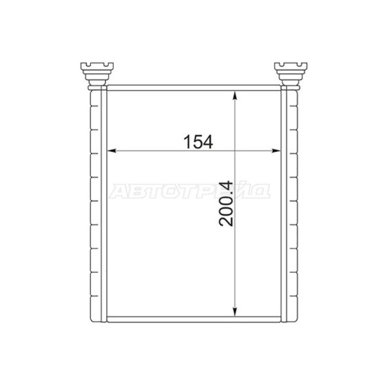 Радиатор отопителя салона TOYOTA CAMRY 06-11/ALPHARD 08-/ESTIMA 06-/HIGHLANDER/KLUGER 07-/NOAH/VOXI SAT