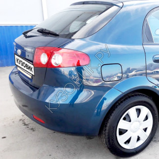 Бампер задний в цвет кузова Chevrolet Lacetti (2004-2013) хэтчбек 58U - Dark Turquoise - Синий