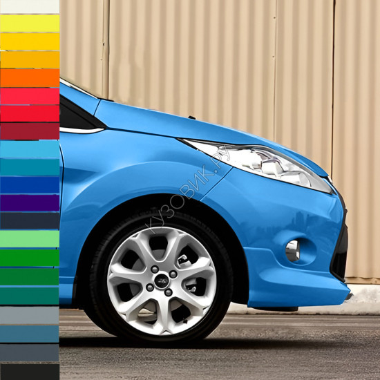 Крыло переднее правое в цвет кузова Ford Fiesta MK6 (2008-2012) без отверстия под повторитель