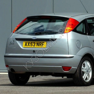 Бампер задний в цвет кузова Ford Focus 1 (2001-2004) хэтчбек рестайлинг