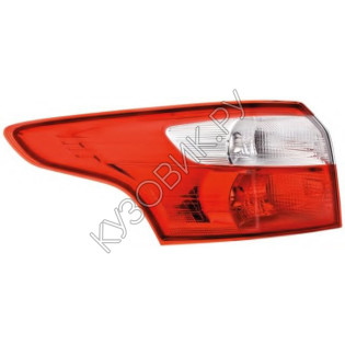 Фонарь задний внешний левый Ford Focus 3 (2011-) универсал