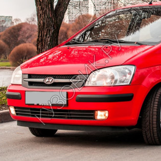 Бампер передний в цвет кузова Hyundai Getz (2002-2005) дорестайлинг