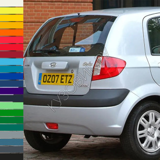 Бампер задний в цвет кузова Hyundai Getz (2005-2011) рестайлинг