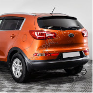 Боковина заднего бампера левая в цвет кузова Kia Sportage 3 (2010-2016)