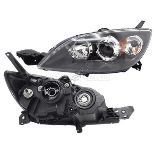 Фара MAZDA 3/AXELA 03-08 лев 5D под электрокорректор (Евросвет) TYC
