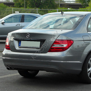 Бампер задний в цвет кузова Mercedes C-Class W204 (2007-2014)