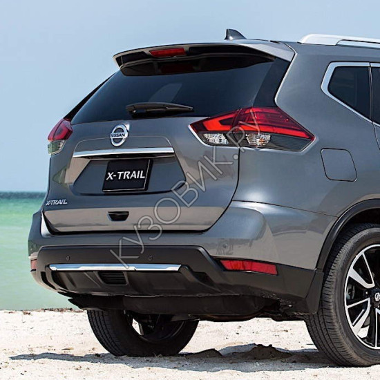 Бампер задний в цвет кузова Nissan X-Trail T32 (2017-2021) рестайлинг