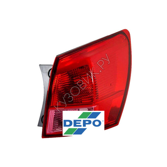 Фонарь правый задний в крыло Nissan Qashqai j10 (2007-2009) DEPO
