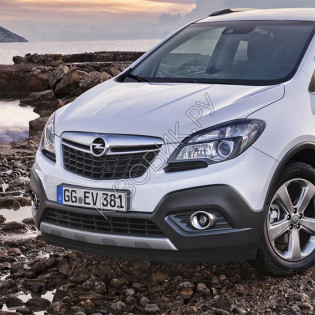 Бампер передний в цвет кузова Opel Mokka (2012-2016) в сборе верхняя и нижняя часть
