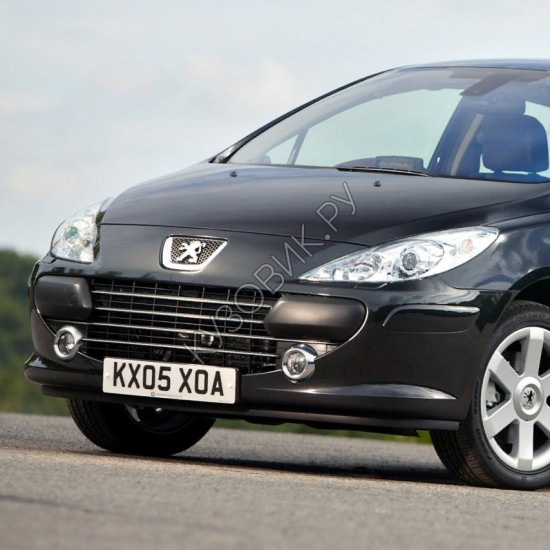 Бампер передний в цвет кузова Peugeot 307 (2005-2008) рестайлинг Бампер передний в цвет кузова Peugeot 307 (2005-2008) рестайлинг