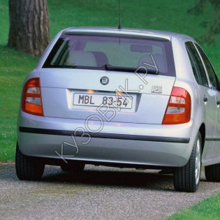 Бампер задний в цвет кузова Skoda Fabia 1 (2000-2007) хэтчбек