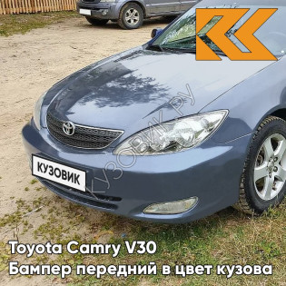 Бампер передний в цвет кузова Toyota Camry V30 (2001-2004) 8Q2 - BLUE - Голубой